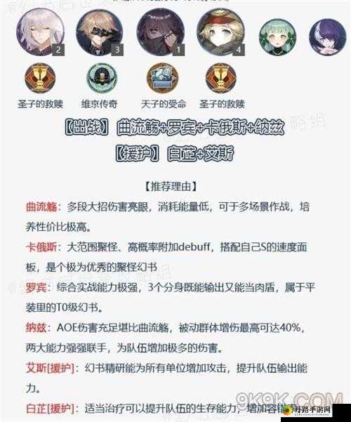 幻书启世录捕鱼王考验攻略及阵容推荐