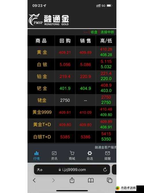 黄金网站 9.1：一个专注于提供贵金属交易服务的平台