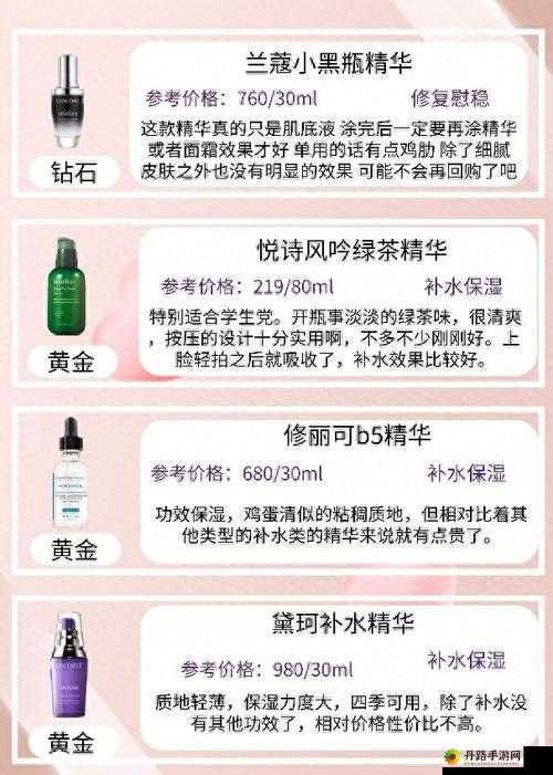 精华液一区二区适用人群分析：不同人群适用特点