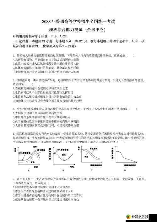 2022全国甲卷理综难度分析：高考理综甲卷挑战如何